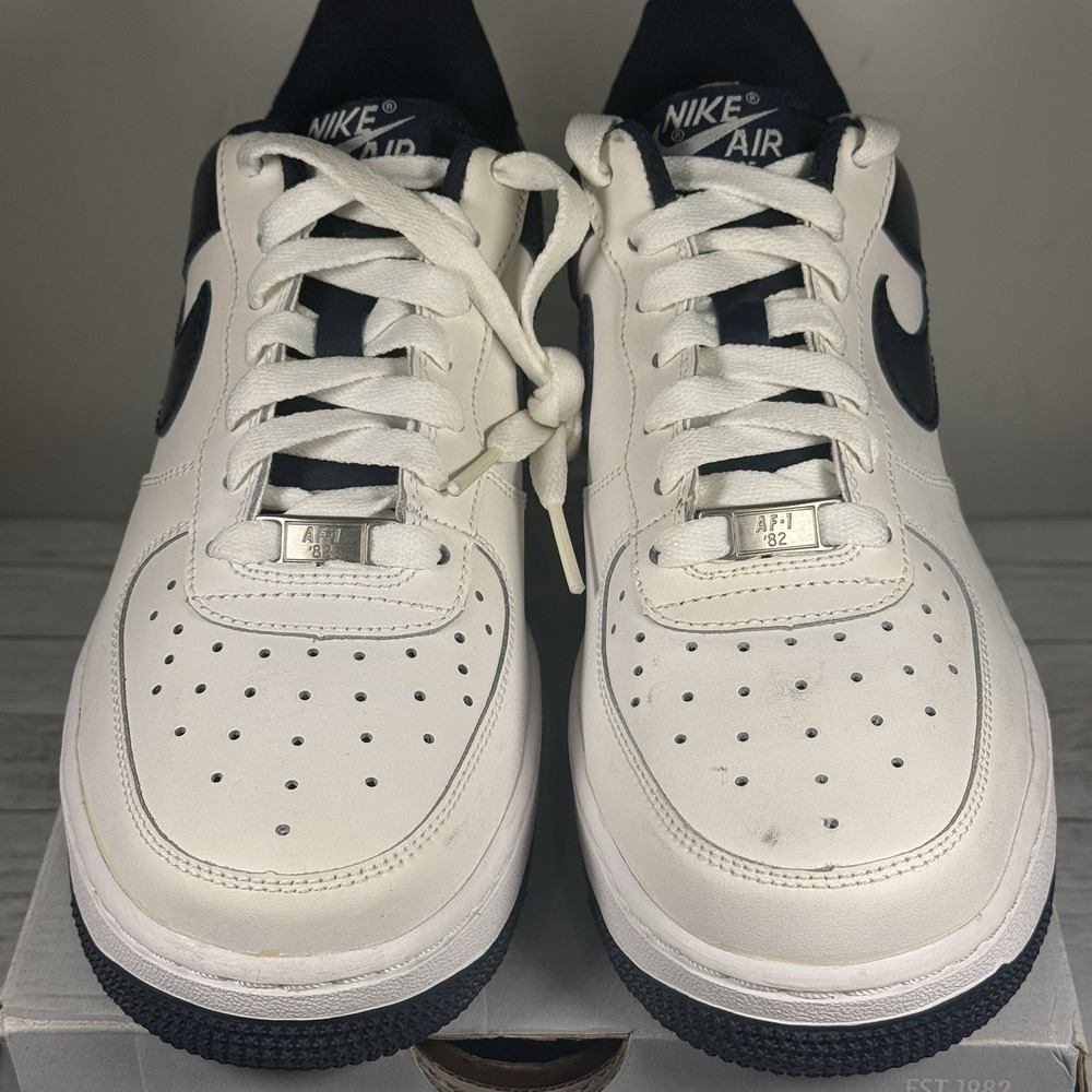 Nike Air Force 1 Low 'Obsidian' (GS) Sz 7Y / Women's 8.5(314192-142) Used OG Box - Picture 5 of 14